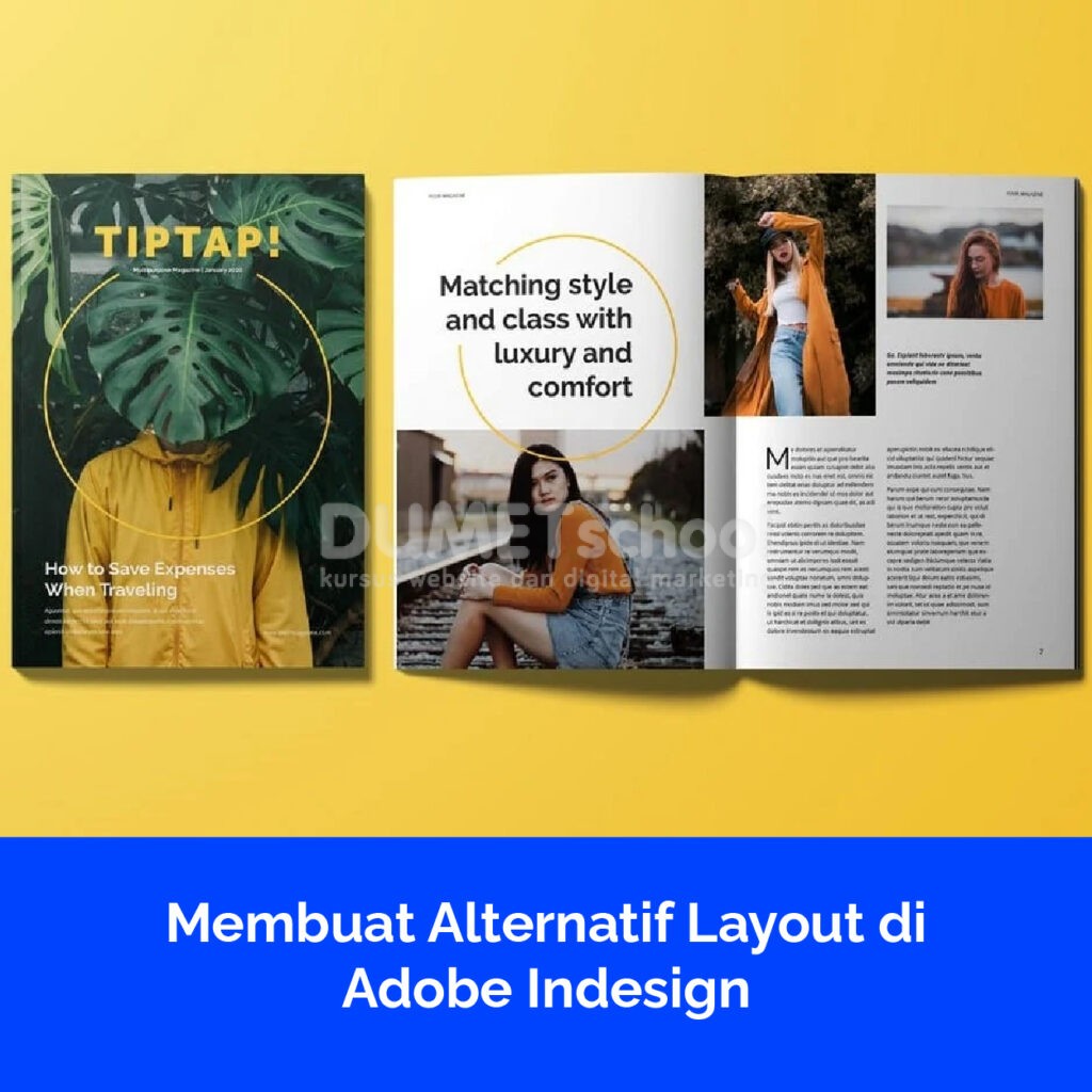 Membuat Alternatif Layout di Adobe Indesign