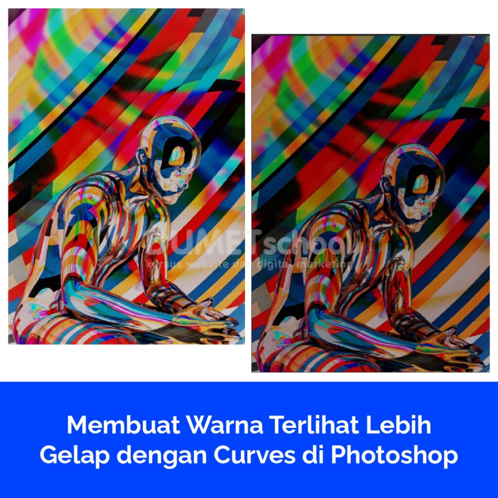 Membuat Warna Terlihat Lebih Gelap dengan Curves di Photoshop