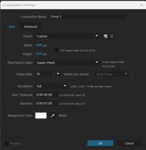 Cara Membuat Dokumen Baru di Adobe After Effect